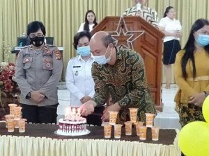 Ibadah syukur HUT Desa Pinamorongan ke,-556